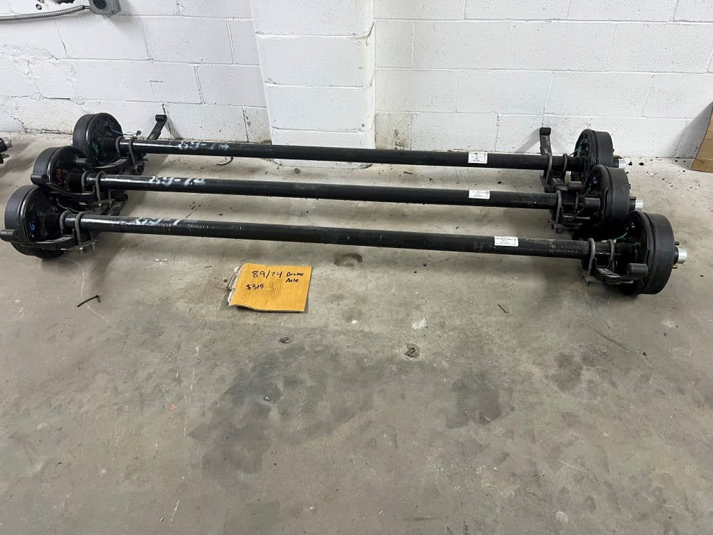 2026 89/74 3500LB BRAKE AXLE W SPRINGS