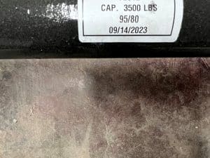 2026 95/80 3500LB BRAKE AXLE W SPRINGS