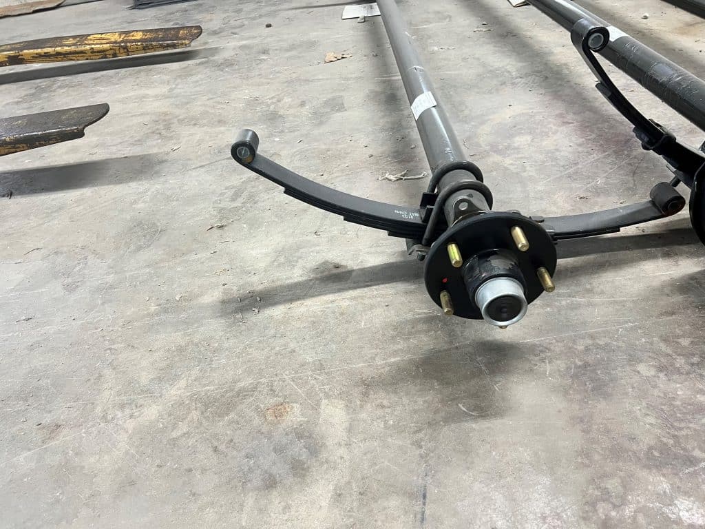 2026 95/80 3500LB IDLER AXLE W SPRINGS