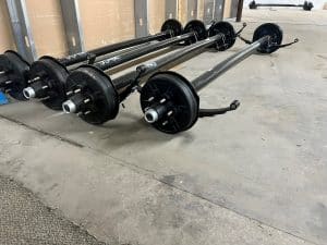 2026 89/74 6000LB BRAKE AXLE W EYE TO EYE SPRINGS