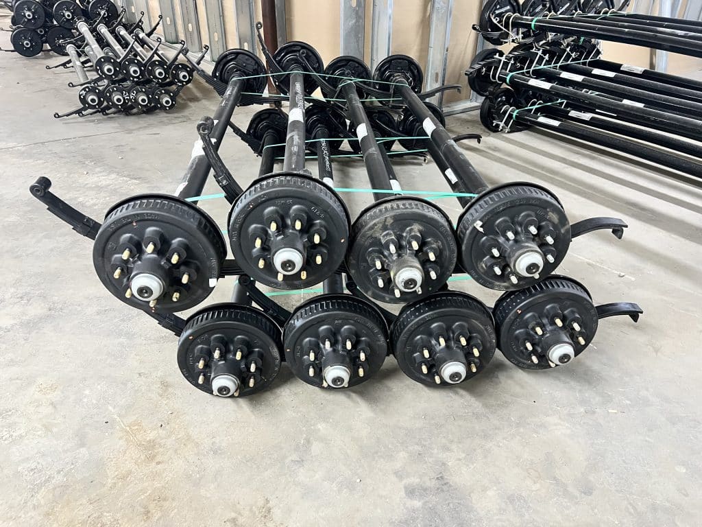 2026 95/80 7000LB BRAKE AXLE W SLIPPER SPRINGS
