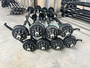 2026 95/80 8000LB BRAKE AXLE W SLIPPER SPRINGS