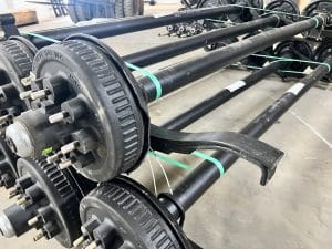 2026 95/80 8000LB BRAKE AXLE W SLIPPER SPRINGS