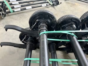 2026 89/74 7000LB BRAKE AXLE W SLIPPER SPRINGS