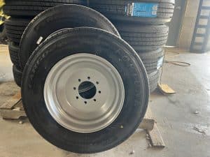 2026 ST235/75R17.5 18 ply 8 X 6.5 BOLT PATTERN SOLID WHEEL/TIRE