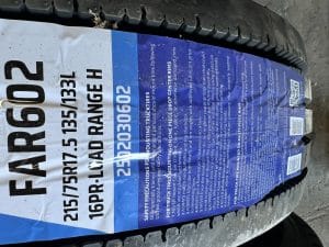 2026 ST215/75R17.5 16 ply TIRE ONLY