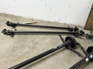 2026 95/80 6000LB IDLER AXLE W EYE TO EYE SPRINGS