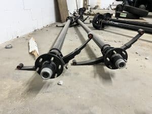 2026 95/80 6000LB IDLER AXLE W EYE TO EYE SPRINGS