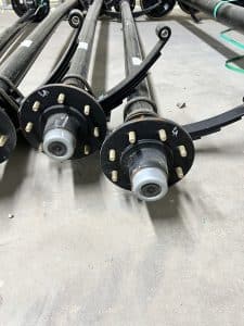 2026 95/80 7000LB IDLER AXLE W EYE TO EYE SPRINGS