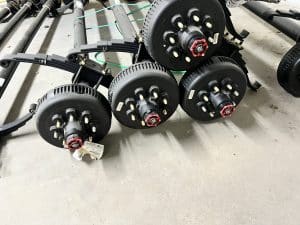 2026 95/78 8000LB OIL BATH BRAKE DROP AXLE W SLIPPER SPRINGS