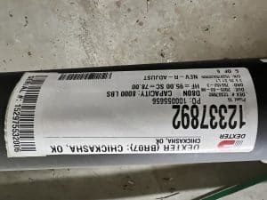 2026 95/78 8000LB OIL BATH BRAKE DROP AXLE W SLIPPER SPRINGS