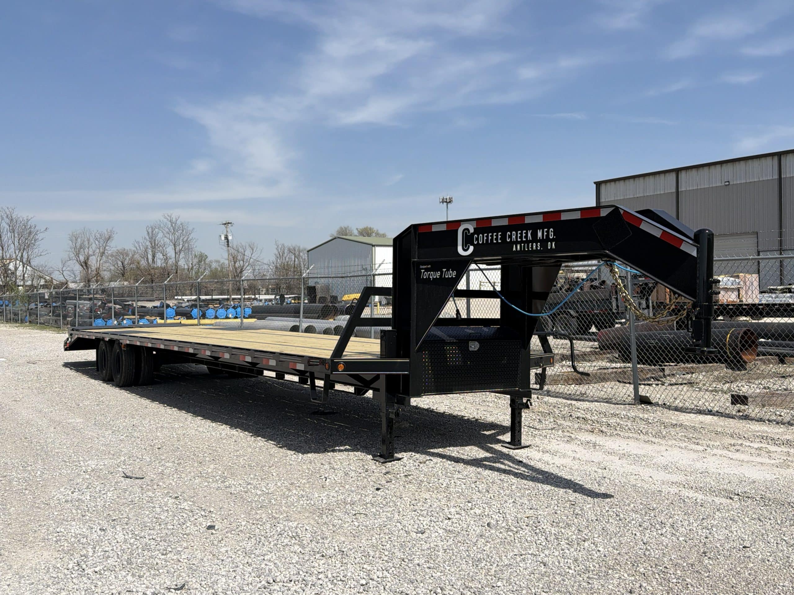 FEATURED 2026 Coffee Creek 102 X 40FT 25.9K GOOSENECK TRAILER WITH MEGA RAMPS BLACK – CC10240