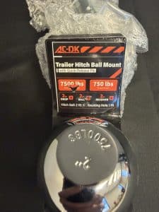 2″ TRAILER BALL AND RECEIVER