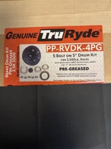 5 X 5 BOLT PATTERN 3500LB BRAKE HUB-DRUM KIT PRE-GREASED