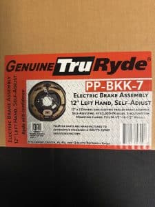 SELF ADJUSTING BRAKE ASSEMBLY KIT 12IN LEFT HAND
