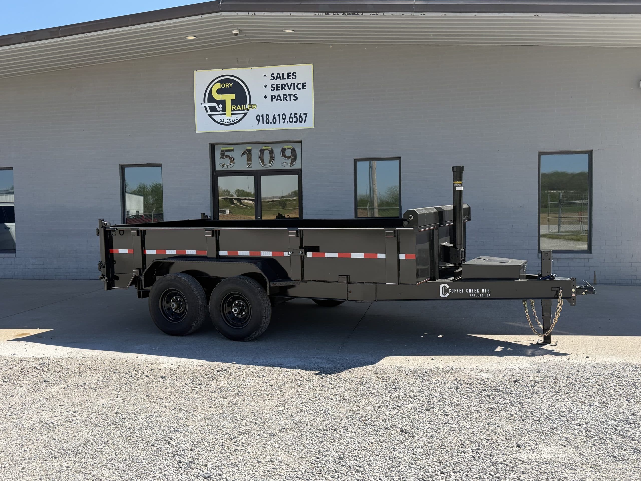 2026 Coffee Creek 83 x 14 x 2 FT 14K Dump Trailer w Tarp & Ramps