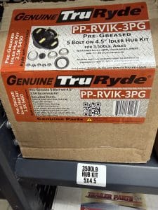 5 BOLT ON 4.5″ 3.5K IDLER HUB KIT PRE-GREASED