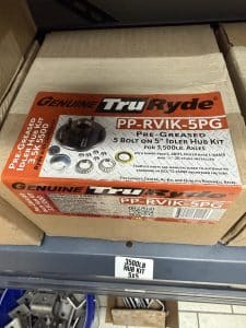 5 X 5 BOLT PATTERN 3500LB HUB AND DRUM KIT K08-249-1G