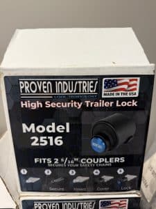 PROVEN INDUSTRIES HITCH LOCK MODEL 2516