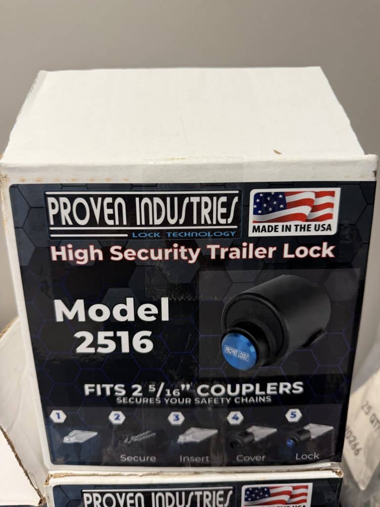 PROVEN INDUSTRIES HITCH LOCK MODEL 2516