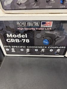 PROVEN INDUSTRIAL HITCH LOCK MODEL GRB-78