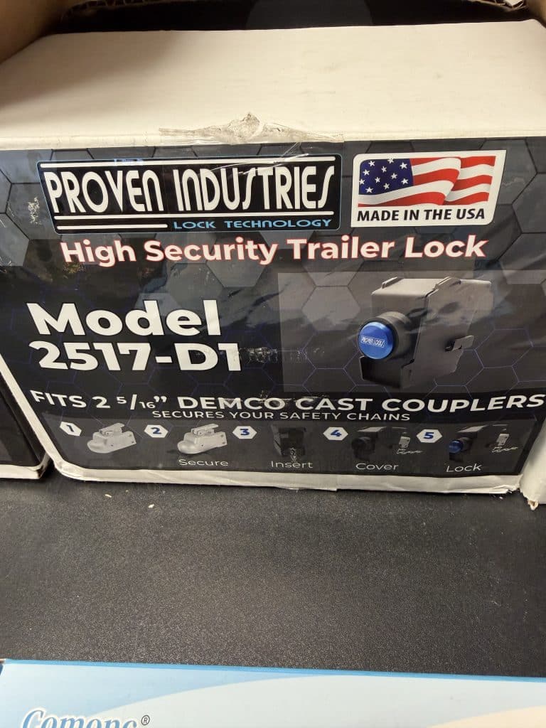 PROVEN INDUSTRIES HITCH LOCK MODEL 2517-D1