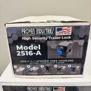 PROVEN INDUSTRIAL HITCH LOCK MODEL 2516-A
