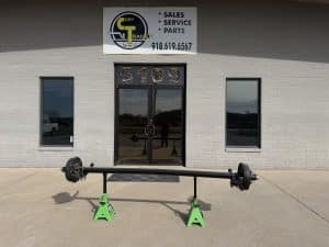 2026 95/80 6000LB BRAKE AXLE W EYE TO EYE SPRINGS