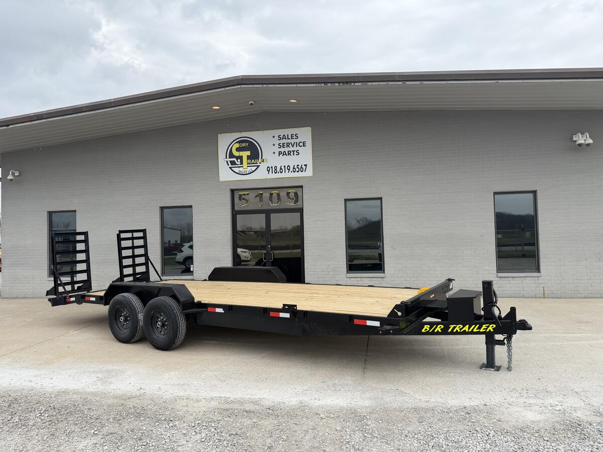 2026 B/R Trailers 14K EQUIPMENT TRAILER STAND UP RAMPS