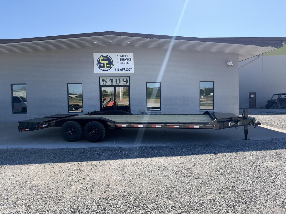 2026 Coffee Creek 102 X 24FT 14K EQUIPMENT TRAILER W MEGA RAMPS